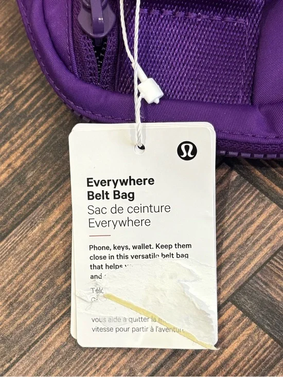 NWT Lululemon Everywhere Belt Bag In College Purple - Picture 8 of 9
